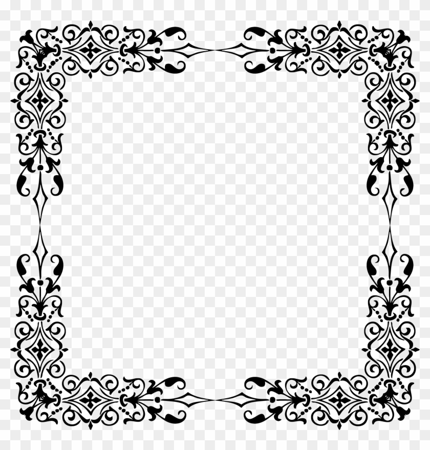 Big Image - Transparent Border Frame Victorian #857817