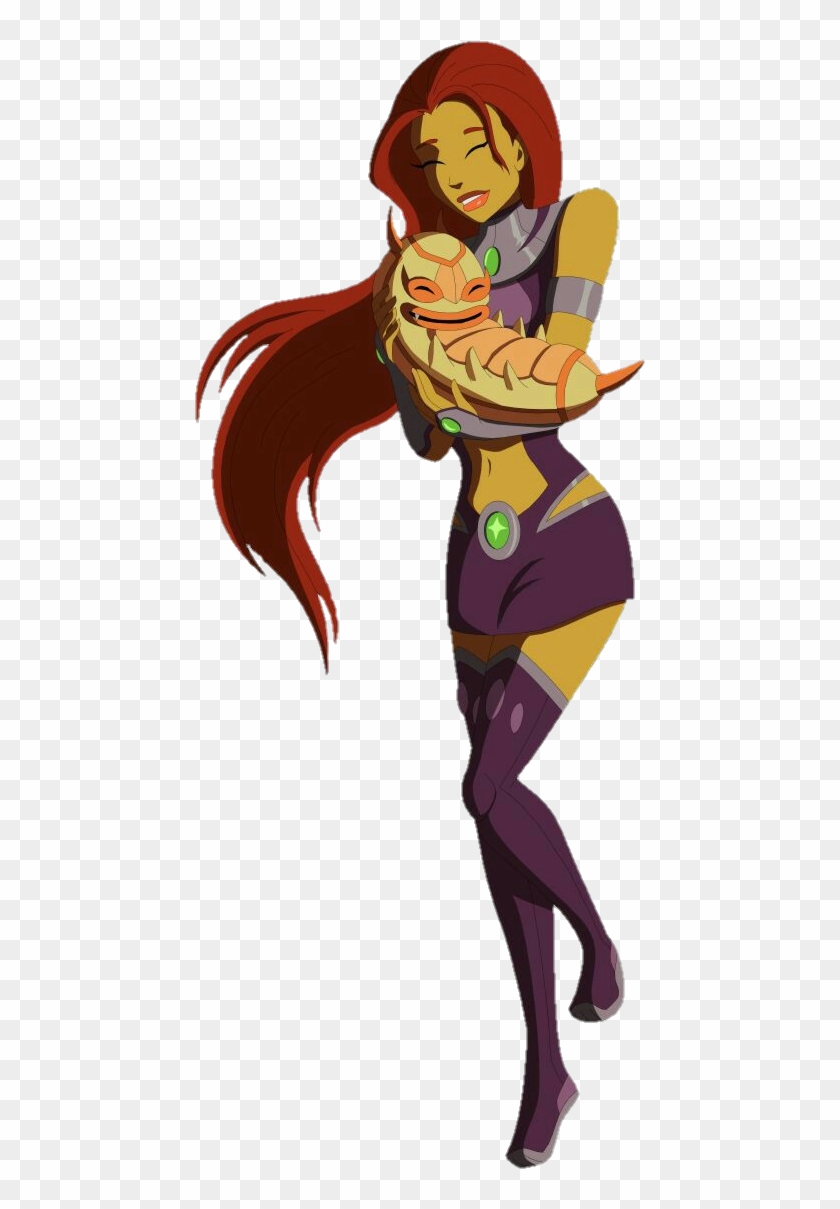 Starfire Teen Titans Go Robin Blackfire - Starfire And Silkie #857825