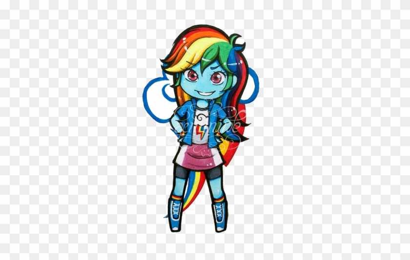 Chibi Rainbow Dash By Geminine-nyan - Cartoon #857913