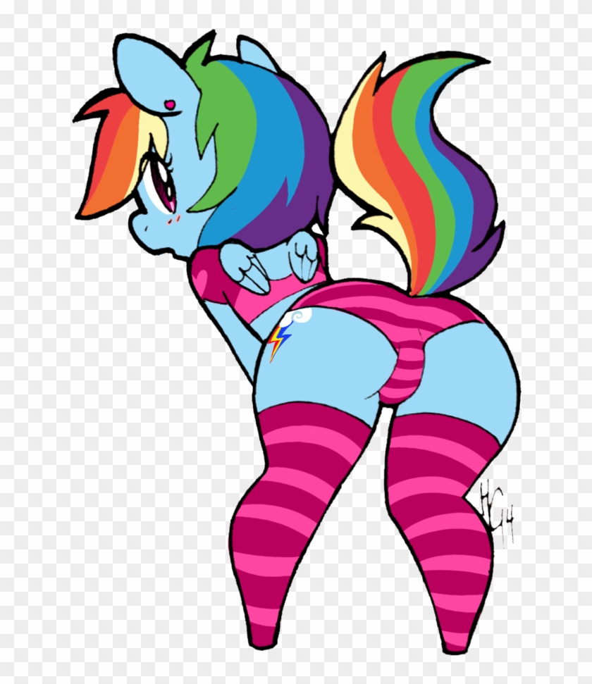 Mlp- Chibi Rainbow Dash Pinup By Honeycane - Rainbow Dash Pinup #857918