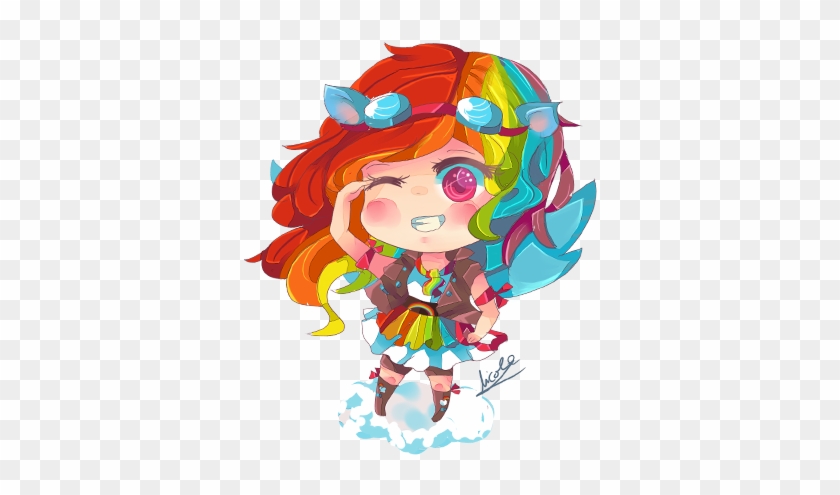 Mlp Rainbow Dash Human Chibi By Kyoukaraa - My Little Pony Human Rainbow Dash Anime #857924