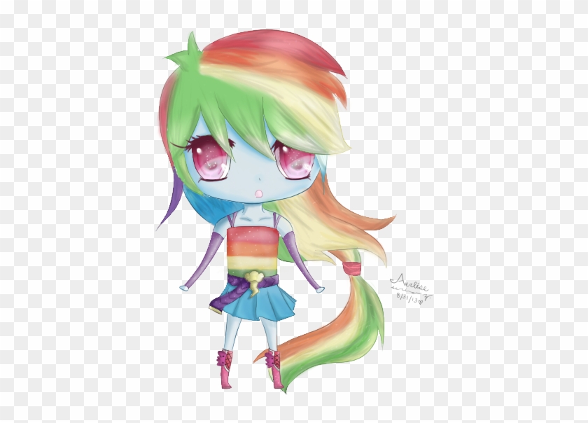 Rainbow Dash - Mlp Rainbow Dash Kawaii Chibi #857927