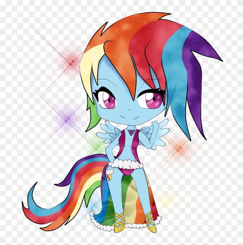 Rainbow Dash By Sumima - Mlp Chibi Rainbow Dash #857934