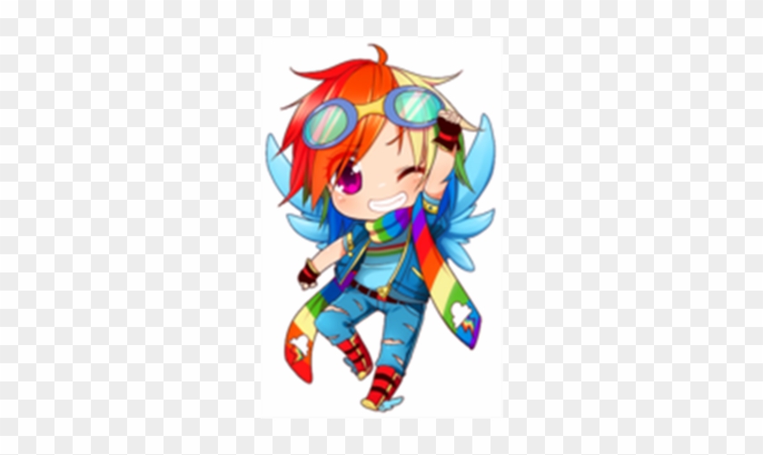 Rainbow Dash Chibi Human Mlp My Little Pony Rainbow - Chibis Mlp Rainbow Dash #857952