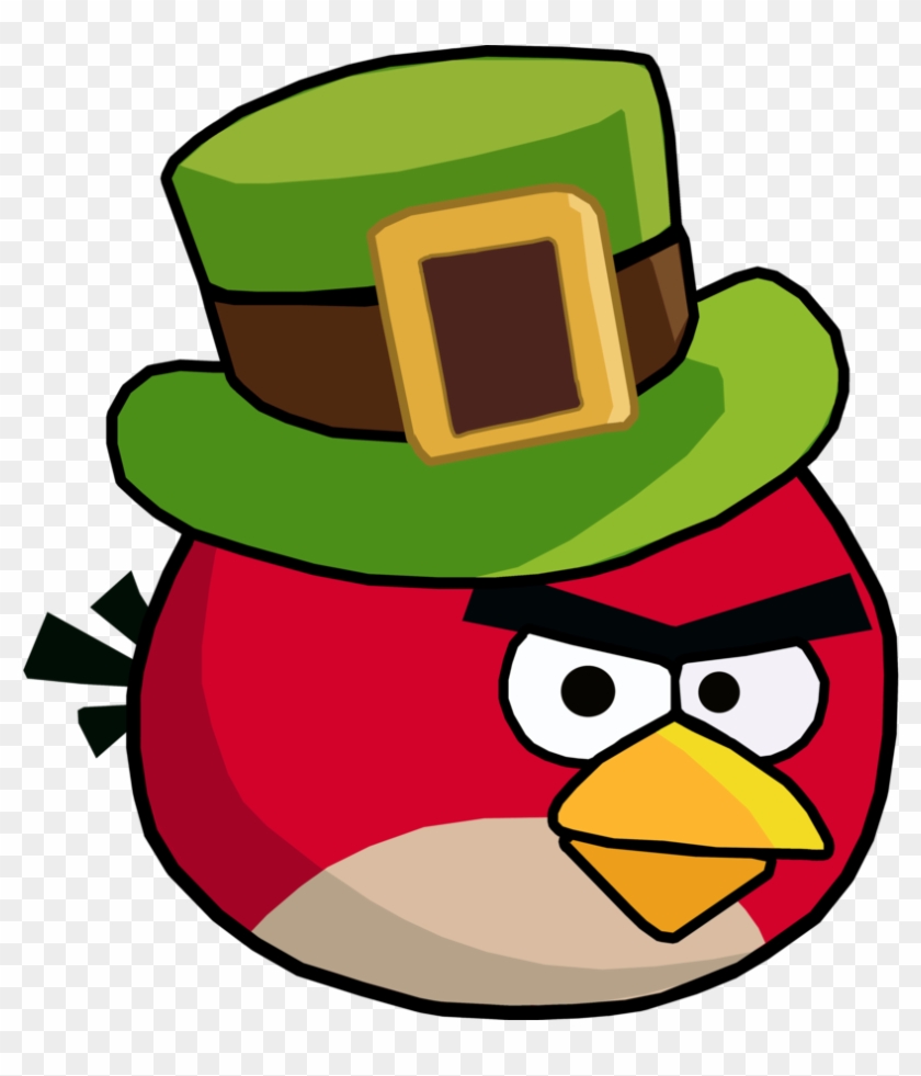 Patrick's Day Red Bird In Hq By Gabanciano - Angry Birds Seasons #857958