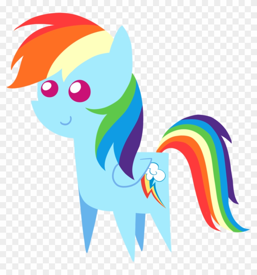 Rainbow Dash Chibi By Chibi Rainbow Dash - My Little Pony Chibi Rainbow Dash #857998