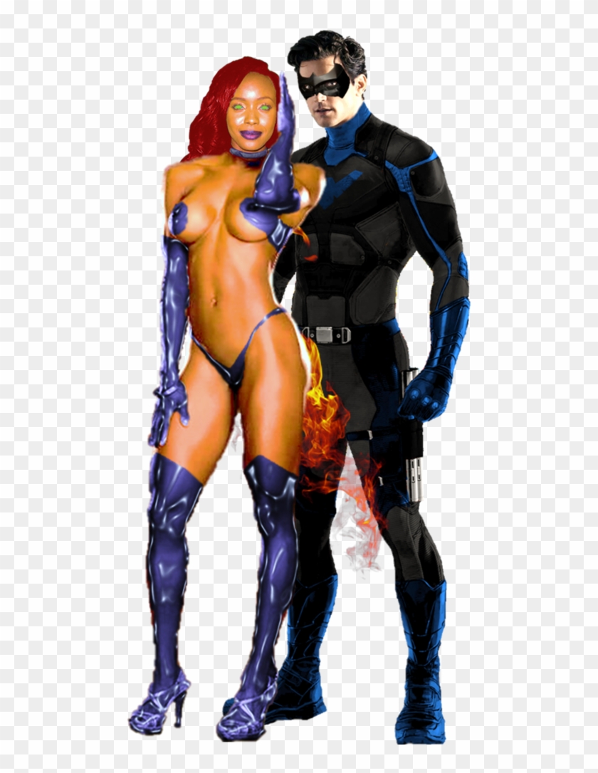 Starfire And Nightwing Titans Png By Gasa979 - Nightwing And Starfire Rebirth #858028
