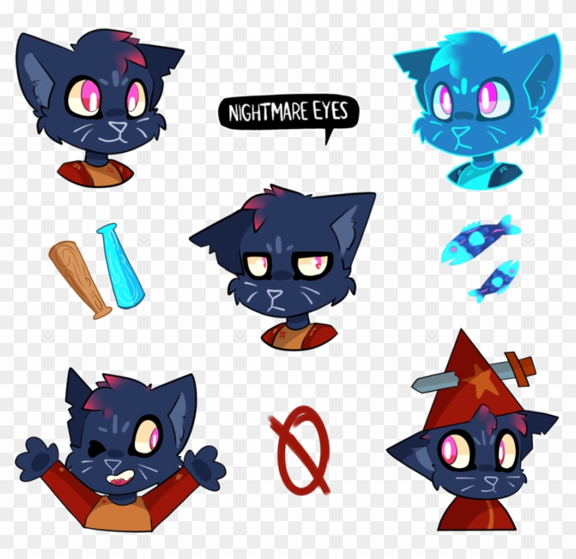 Mae Borowski Night In The Woods Sticker Sheet By Cometcrumbs - Night In The Woods Mae Fanart #858034