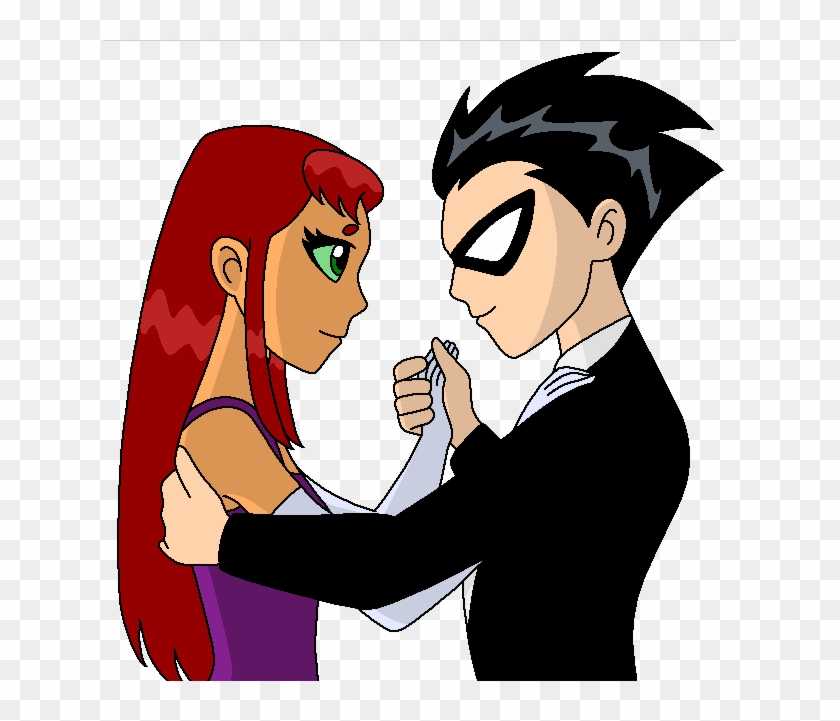 Robin And Starfire Are My Otp - Cartoon #858031