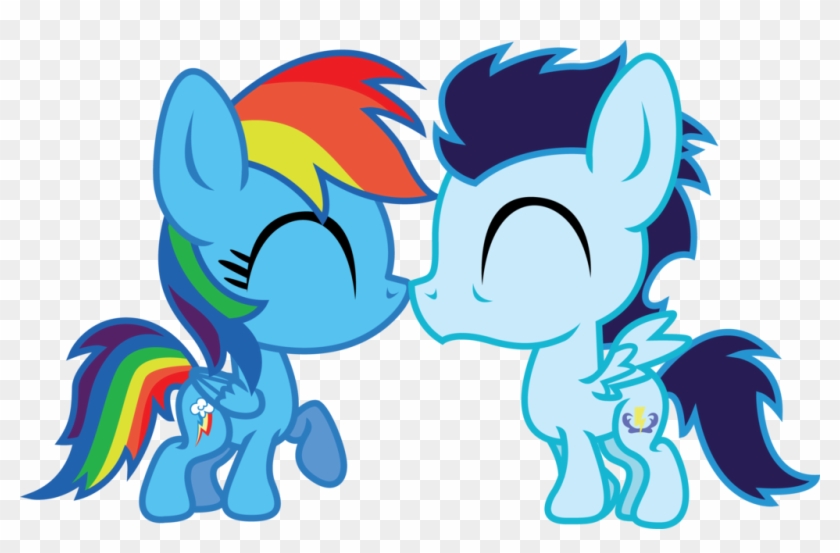 Chibi Rainbow Dash And Soarin Download - Mlp Rainbow Dash Chibi #858059