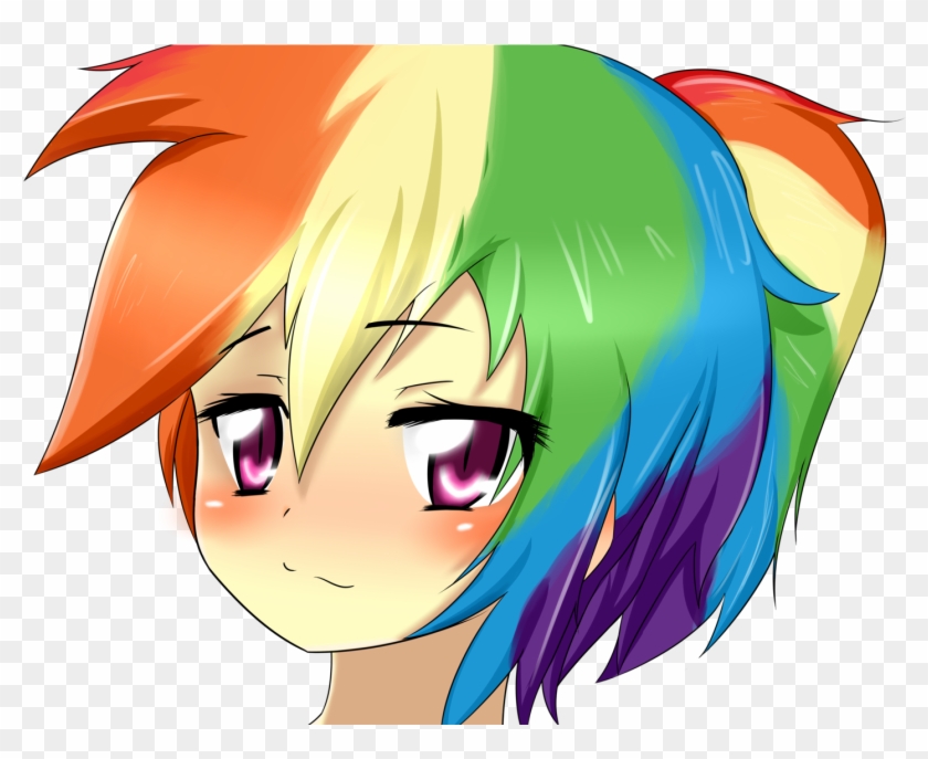 Human Dashie By Misterbrony Human Dashie By Misterbrony - Rainbow Dash Human Anime #858066