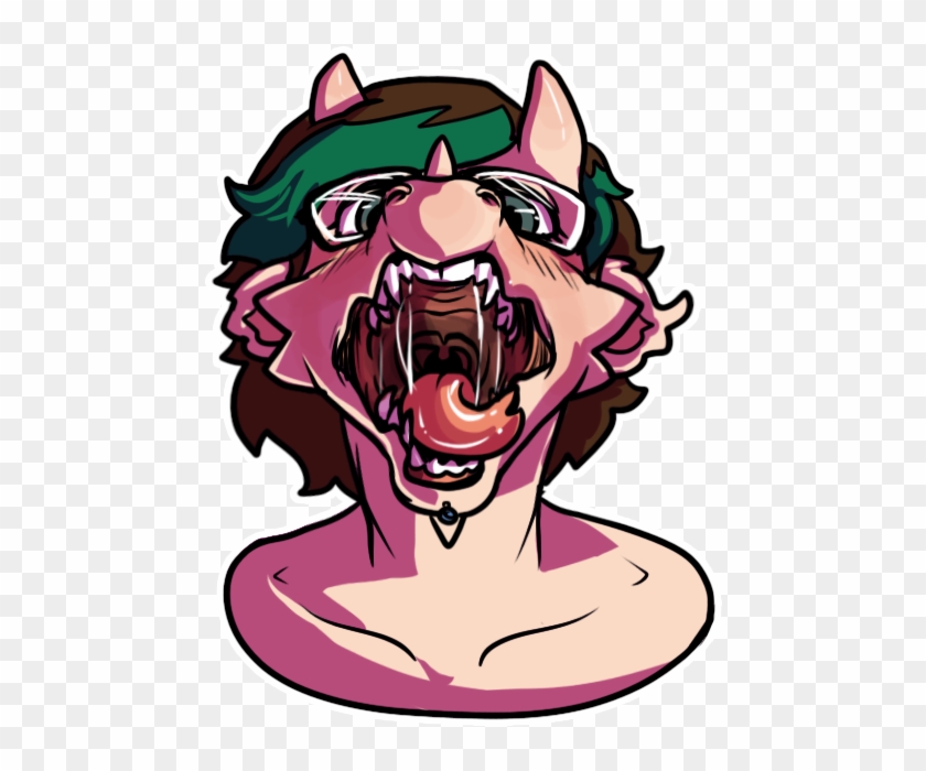 Personal Telegram Sticker 3- Open Mouth - Cartoon #858215