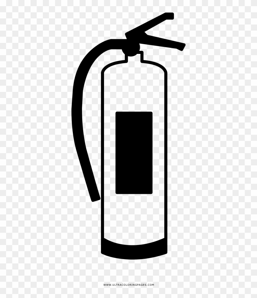Fire Extinguisher Coloring Page - Extintor De Incendio Desenho #858257