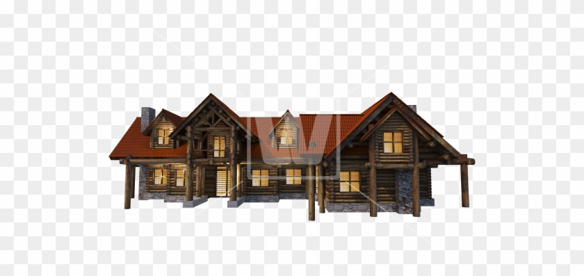 Log Home Png Graphic - Log Cabin #858284