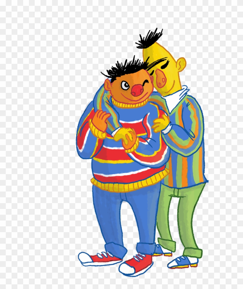 Bert And Ernie By Girlie Wilson On Deviantart - Cartoon #858339