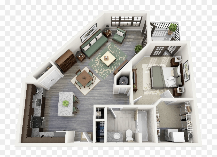 Elegant 4 Bedroom Apartments Elegant 50 E “1” Bedroom - Sims 4 Apartment Ideas #858375