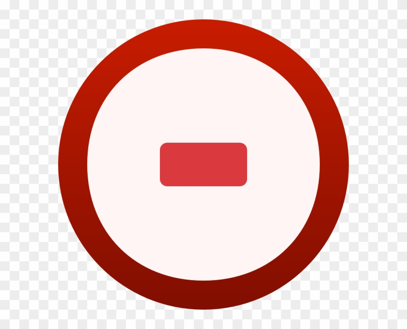 Incomplete Symbol Clip Art At Clker - Señal De Transito Circulo Rojo #858383