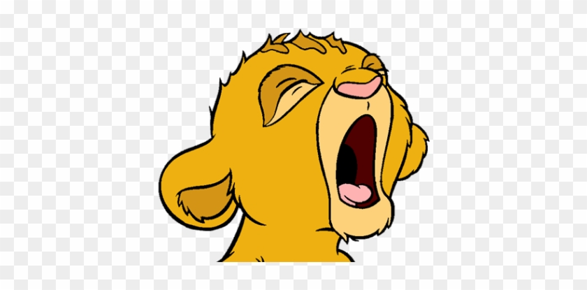 Clipart Roaring Or Yawning Lion With A Big Open Mouth - Lorax Dancing Gif #858456