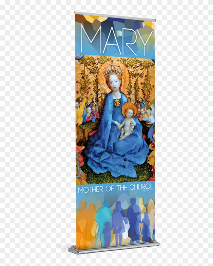 Mary Mother Of The Church Banner C - Madonna Of The Rose Bower #858481