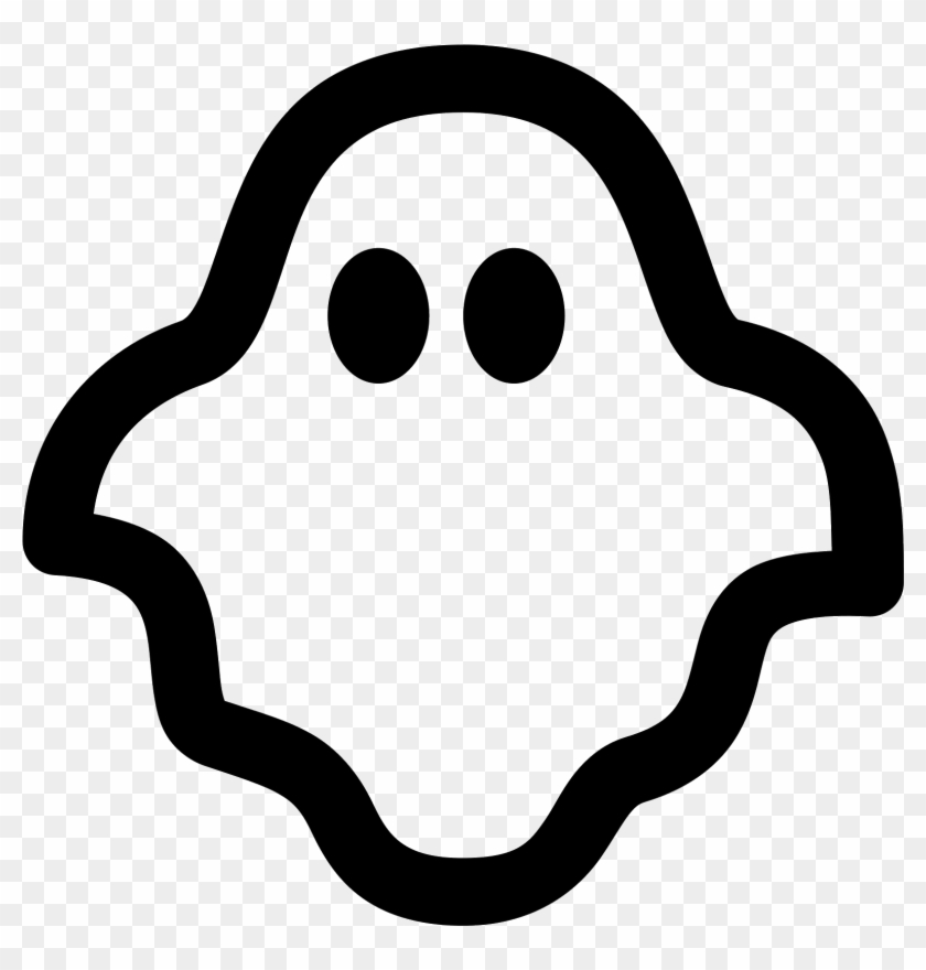 It's An Icon Of A Ghost, Like The Kind People Dress - Ghost Png #858556