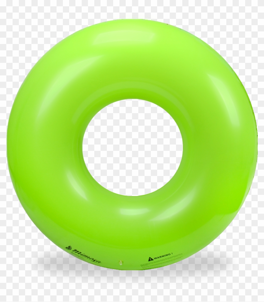 Green Round Tube Pool Float - Mimosa Inc Bright Green Inflatable Premium Quality #858573