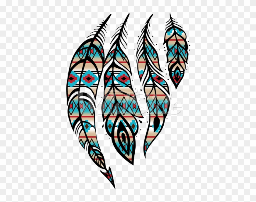 Native American Feathers - California Republic Clothes Native American Tribal #858595