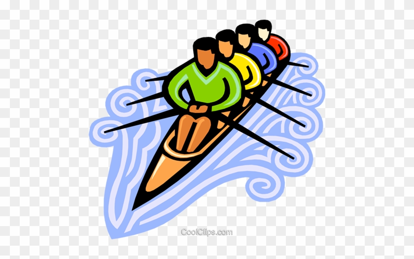 Rowing Clipart - Rowing Boat Clipart Png #858647