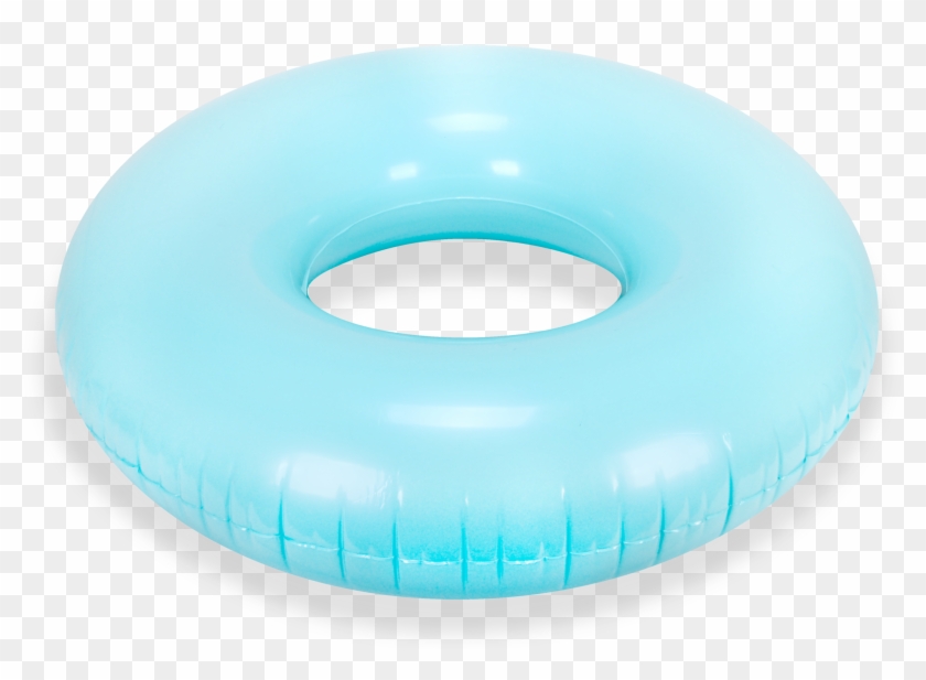 Turquoise Round Tube Pool Float - Pool Float Round Png #858666