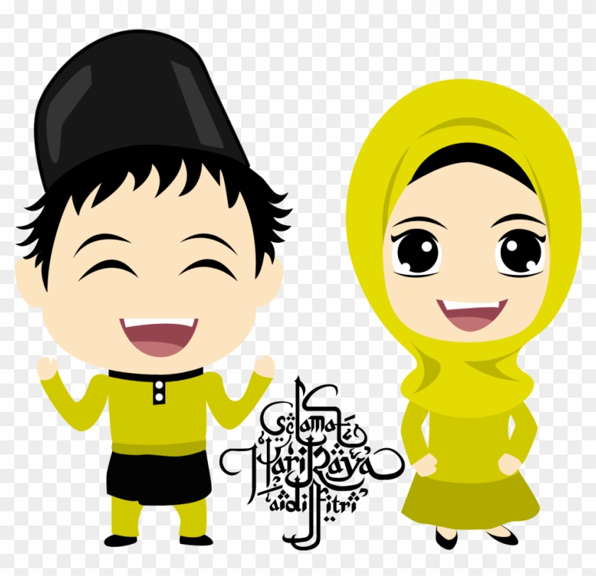 Fizgraphic Freebies Cartoon - Muslim Wedding Cartoon Png #858726