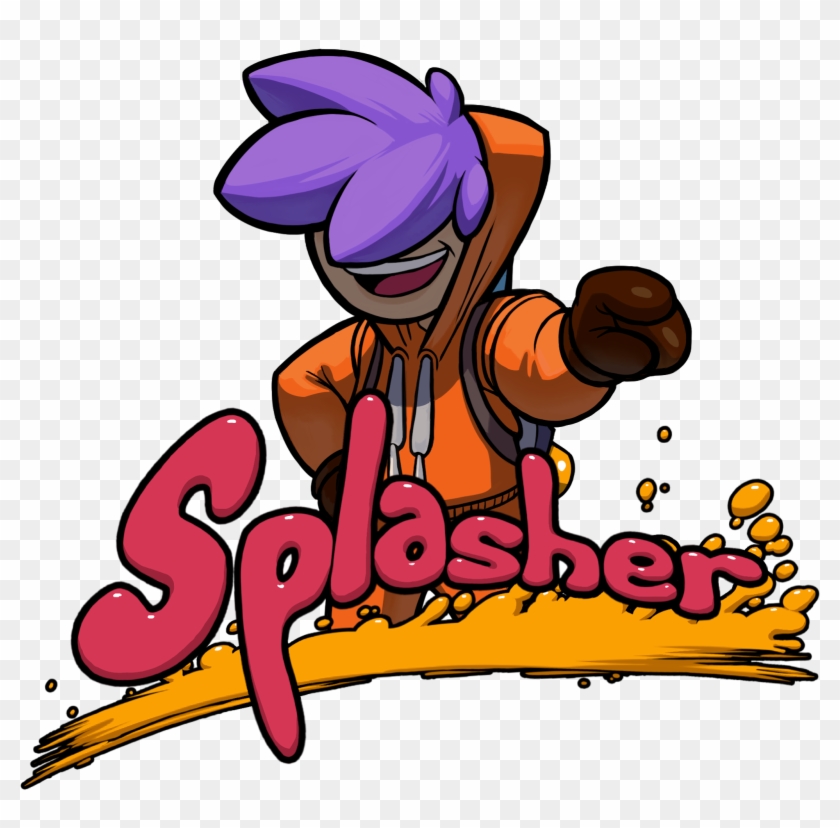 Splasher Is A Fast Paced 2d Platformer From Publisher - Splashers Logo #858875