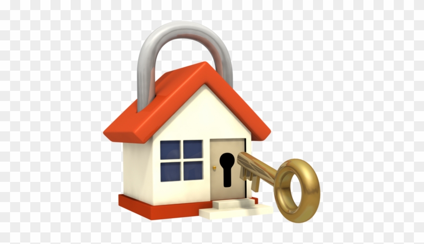 Install Lockset Knoblock & Dead Bolts - House Key Icon Png #859079