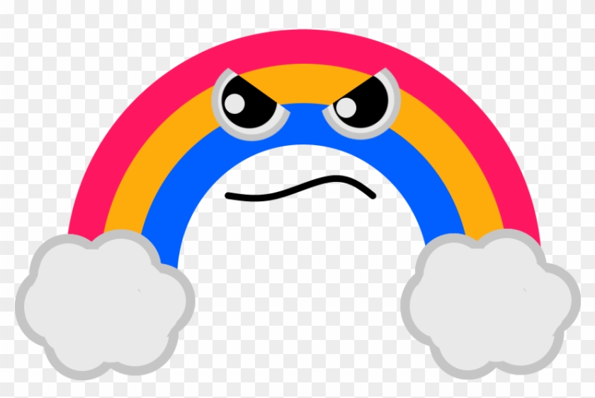 Angry Rainbow By Domobfdi - Fnaf World Chica's Magic Rainbow #859202