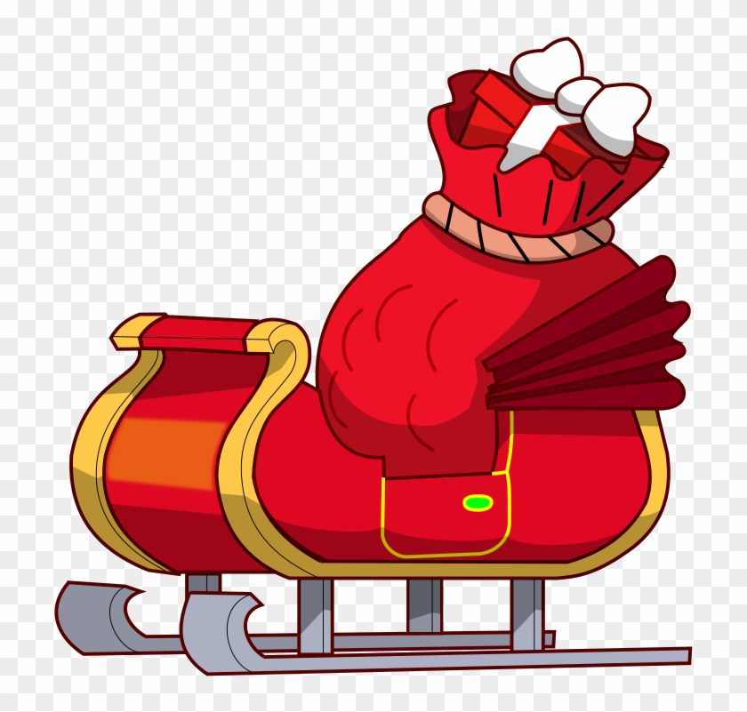 Sleigh Clipart Christmas Sleigh Ride - Sleigh Cartoon #859269