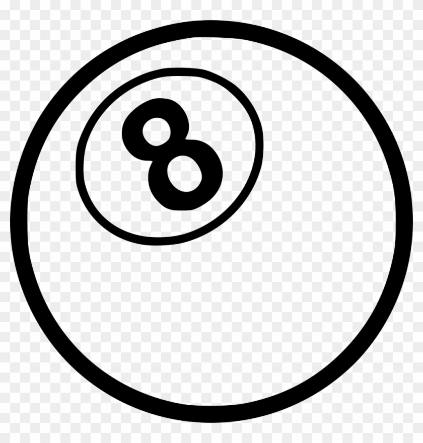 Eight Ball Comments - Bowling Ball Black And White #859359