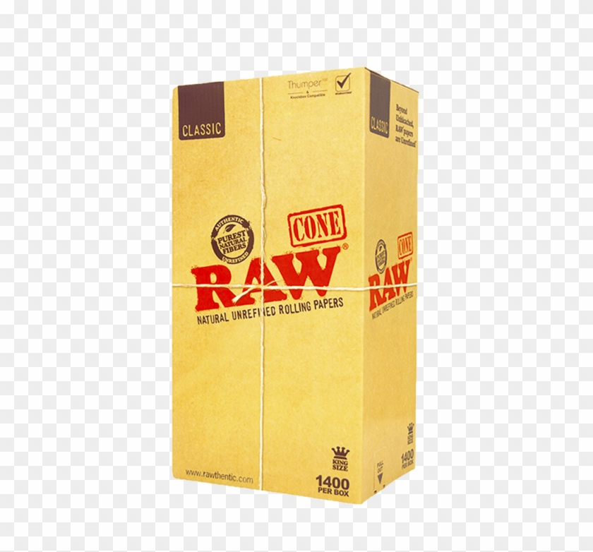 Pre Rolled Cones, Pre Rolled Cones, Pre Rolled Papers, - Raw Cone Rolling Papers, Natural Unrefined, Classic, #859371