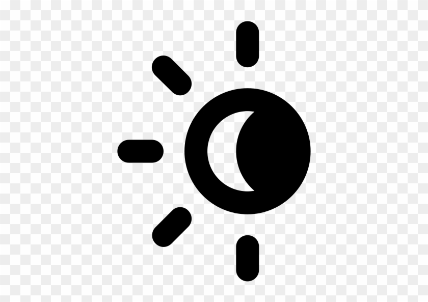 Solar, Eclipse Icon - Solar Eclipse Symbol #859621