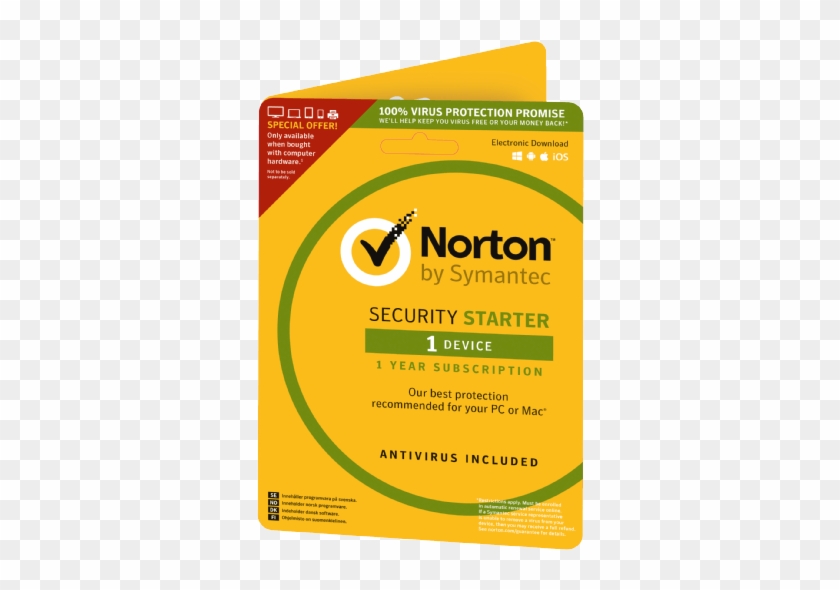 Symantec Ue Norton Security Starter Attach - Microsoft - Office 365 Home And Norton - Internet Security #859670
