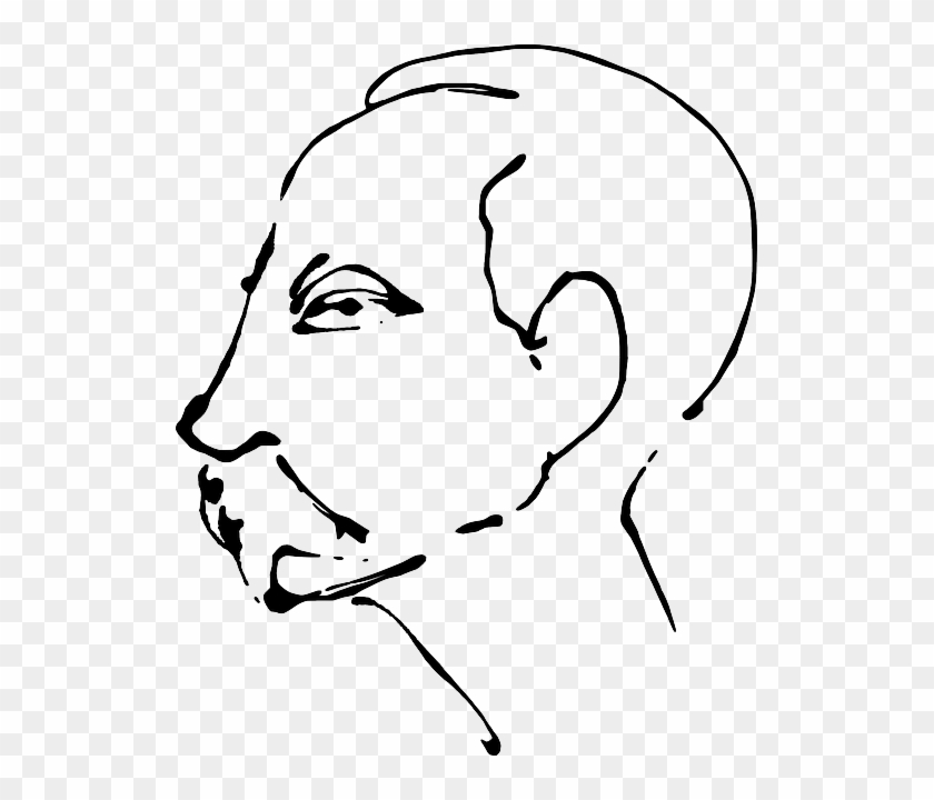 Profile, Human, Face, Head, Moustache - José Martí #859704