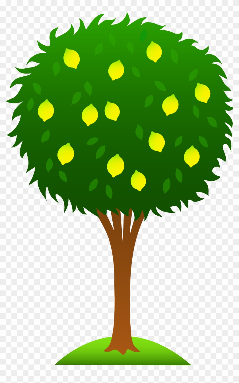 Cute Lemon Tree - Lemon Tree Clip Art #859872