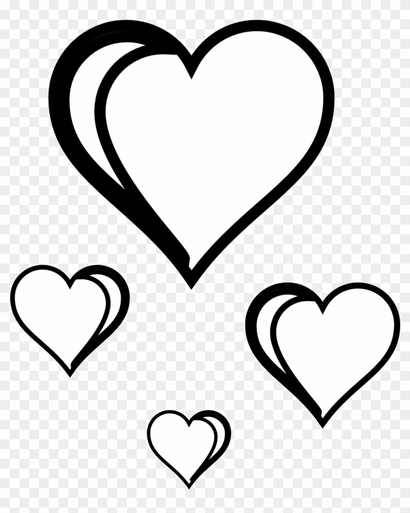 Clipart Heart Black And White Clipart Panda Free Clipart - Black And White Heart Png Clip Art #859870