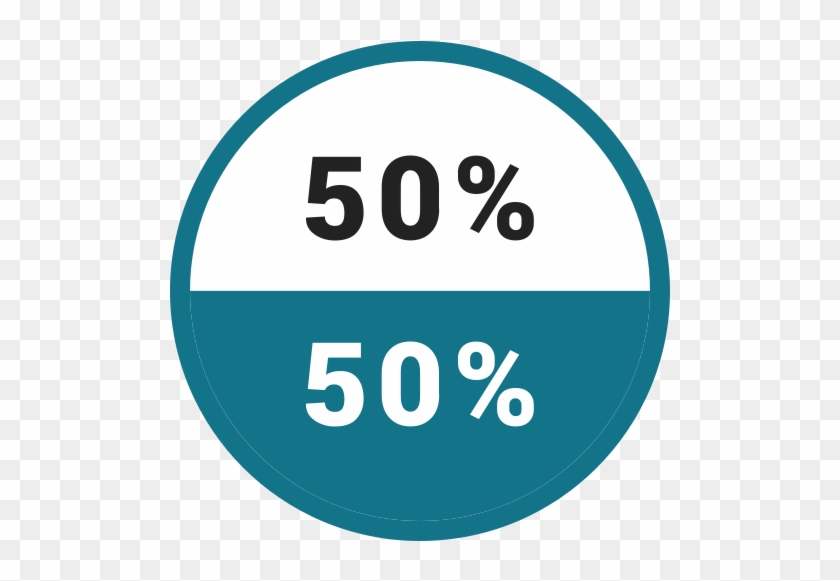 15 процентов от 40. 50 На 50. Диаграмма 50%. Иконка 50%. Диаграмма 50 на 50 процентов.
