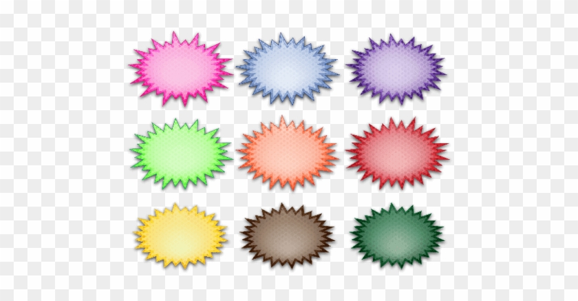 Click To See Printable Version Of Set Of Blank Bubble - Estrellas De Promocion Png #860028