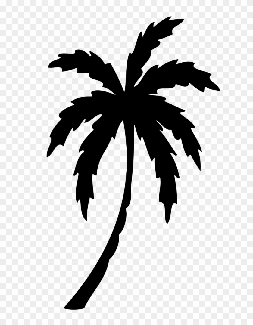 Palm Tree Decal Free Shipping Tropical - Palm Tree Clip Art #860111