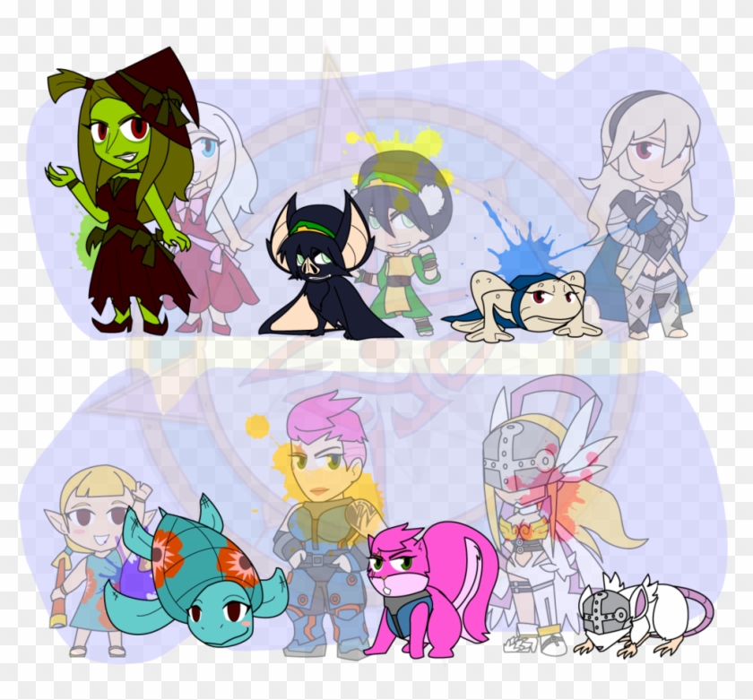 Assorted Chibis - Cartoon #860162