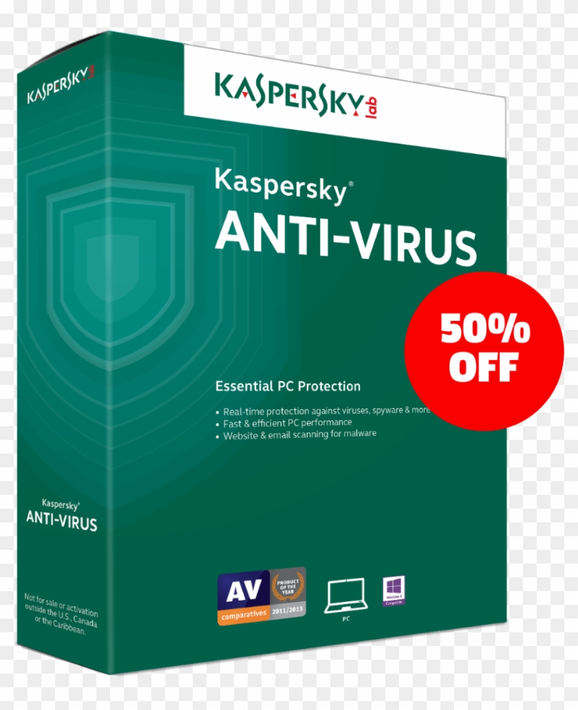 Kav 50 Percent Off - Kaspersky Anti-virus 2017 - 2-year / 1-pc - Int #860355