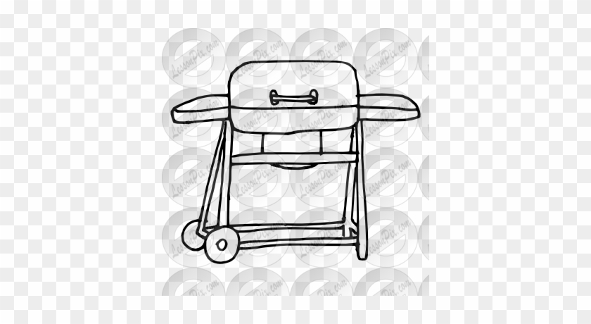 Grill Clipart Outline - Outline #860383