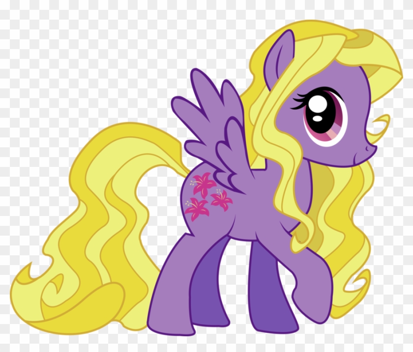 My Little Pony Friendship Is Magic Lily Blossom - Purple My Little Pony With Flower Cutie Mark #860411