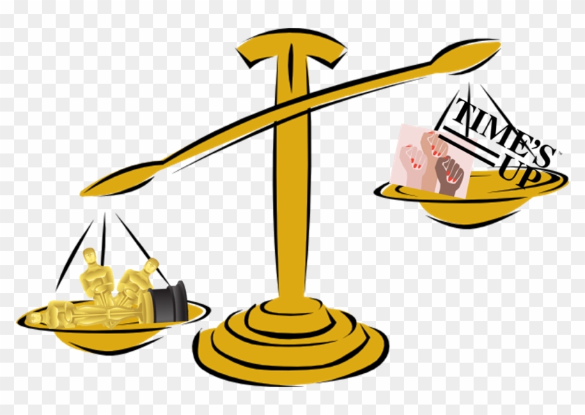 An Image Of The Justice Scales With Academy Awards - Balance Scale #860533