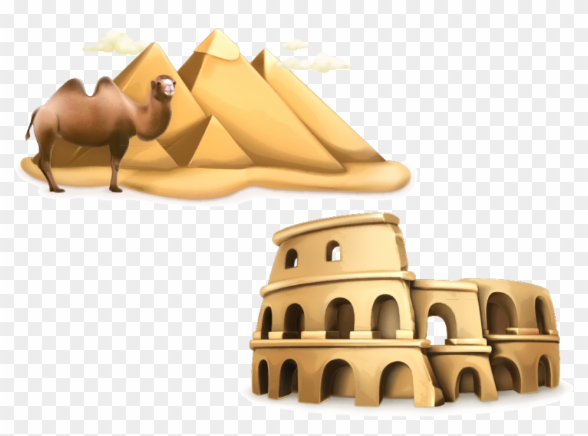 Colosseum Royalty-free Illustration - Vector Graphics #860660