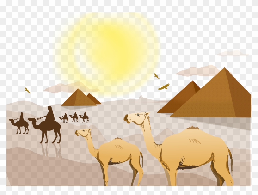 Sahara Desert Landscape Euclidean Vector - Egyptian #860672